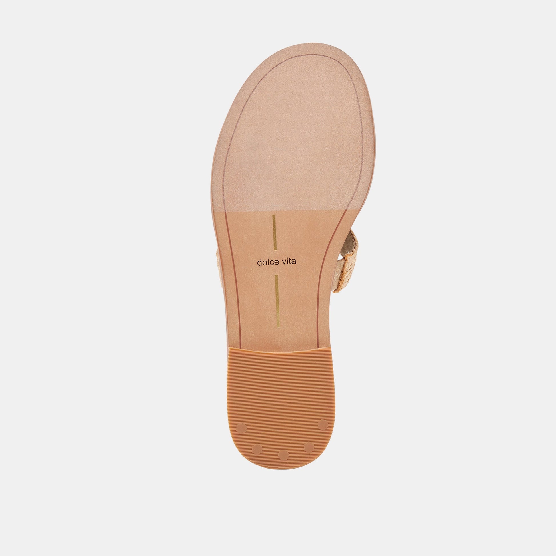 Dolce Vita EMON WIDE SANDALS LT NATURAL RAFFIA