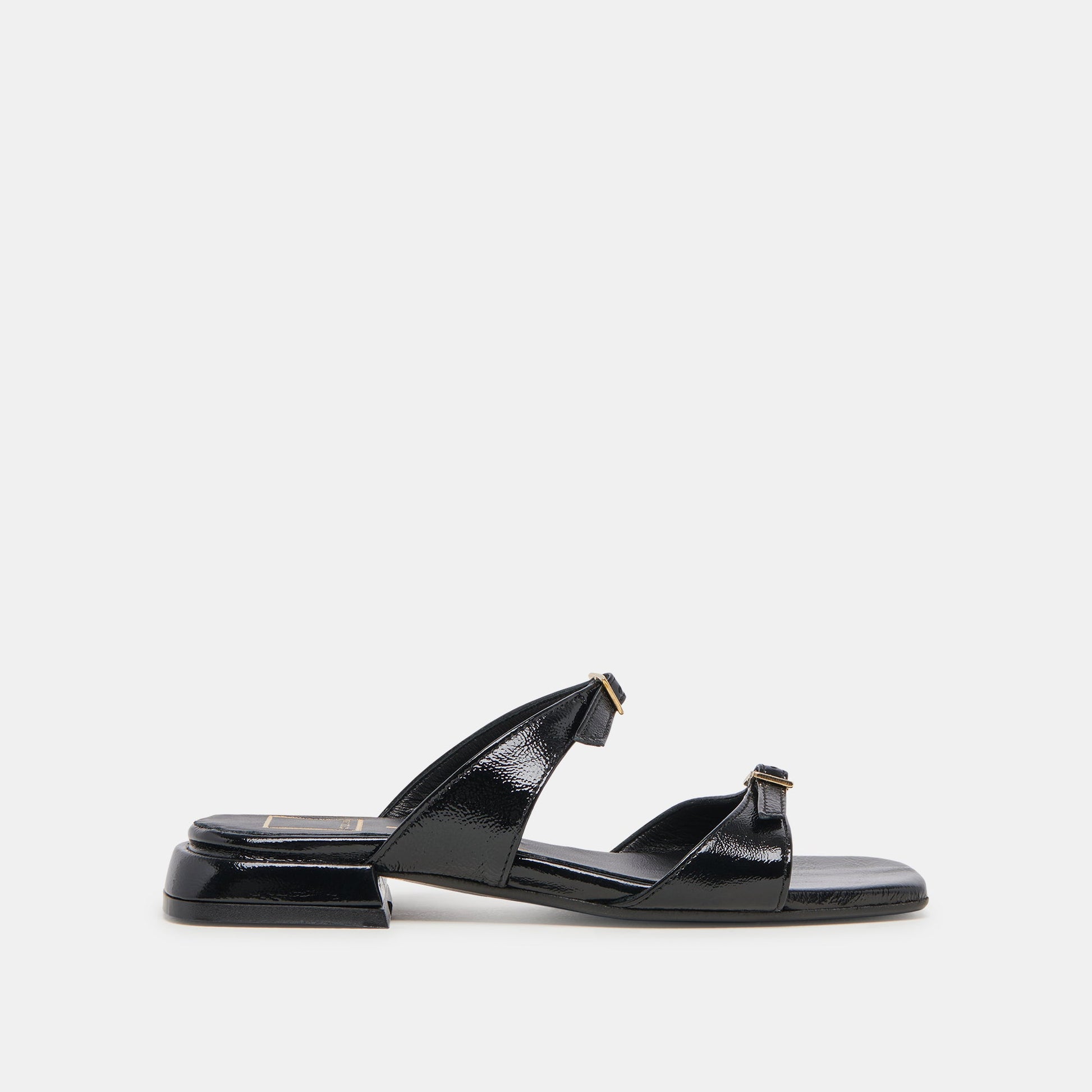 Dolce Vita LAVERN SANDALS MIDNIGHT CRINKLE PATENT