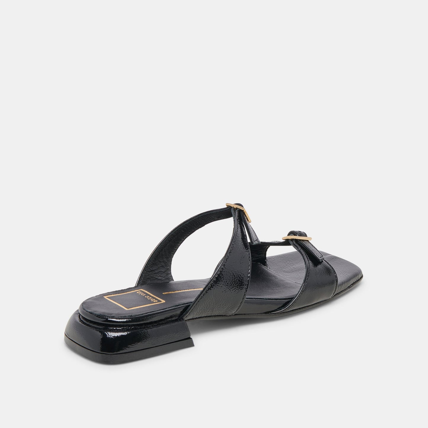 Dolce Vita LAVERN SANDALS MIDNIGHT CRINKLE PATENT