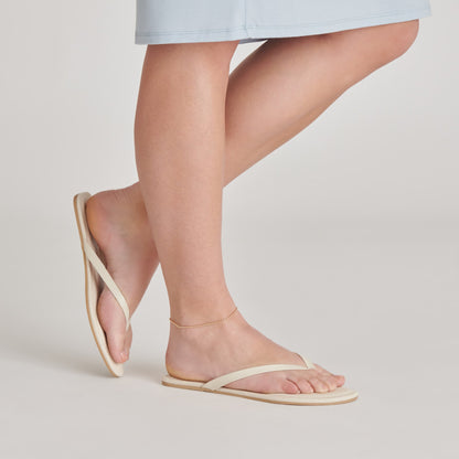 Dolce Vita LAYNEY SANDALS IVORY LEATHER