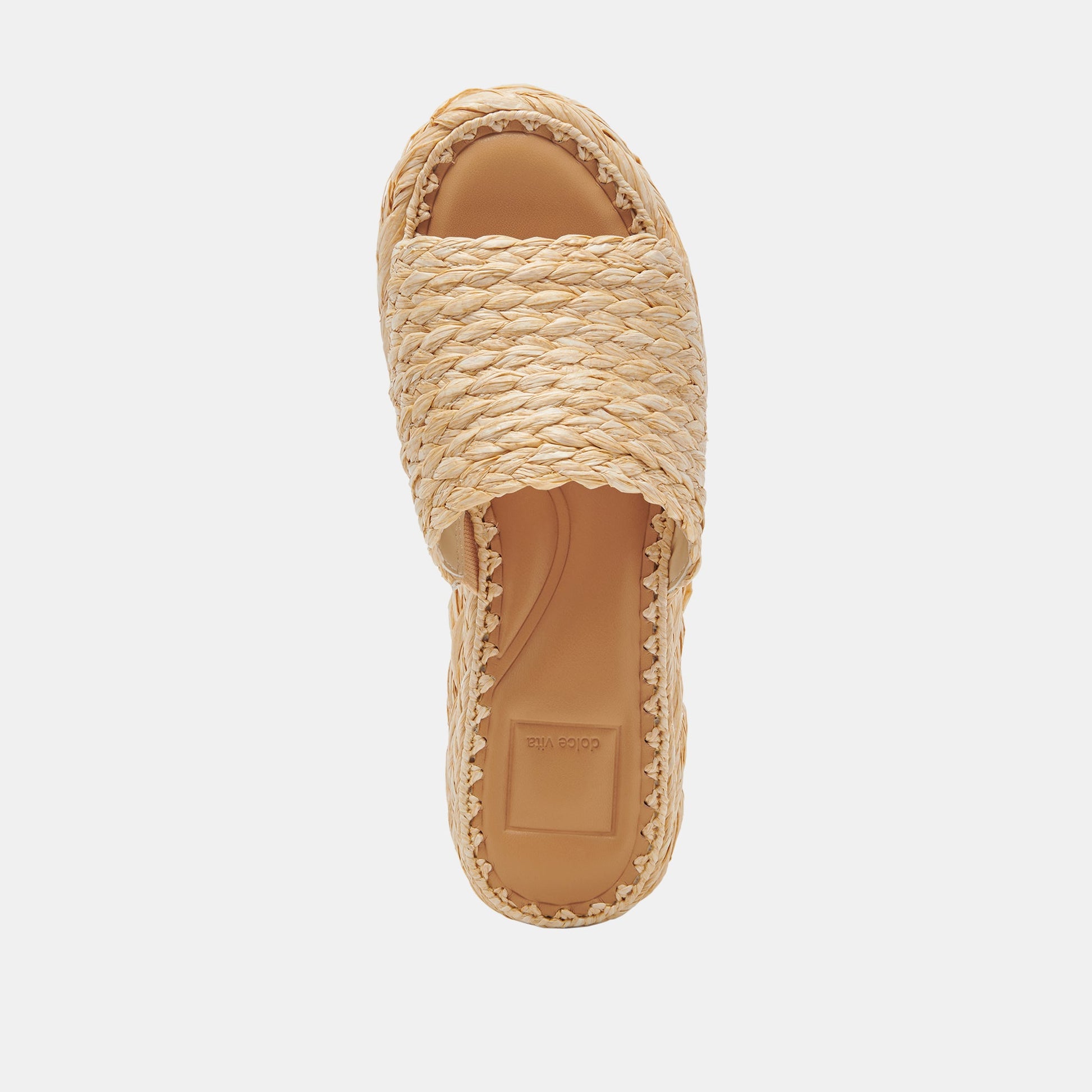 Dolce Vita Chavi Sandals in Lt. Natural Raffia - Dolce Vita Shoes