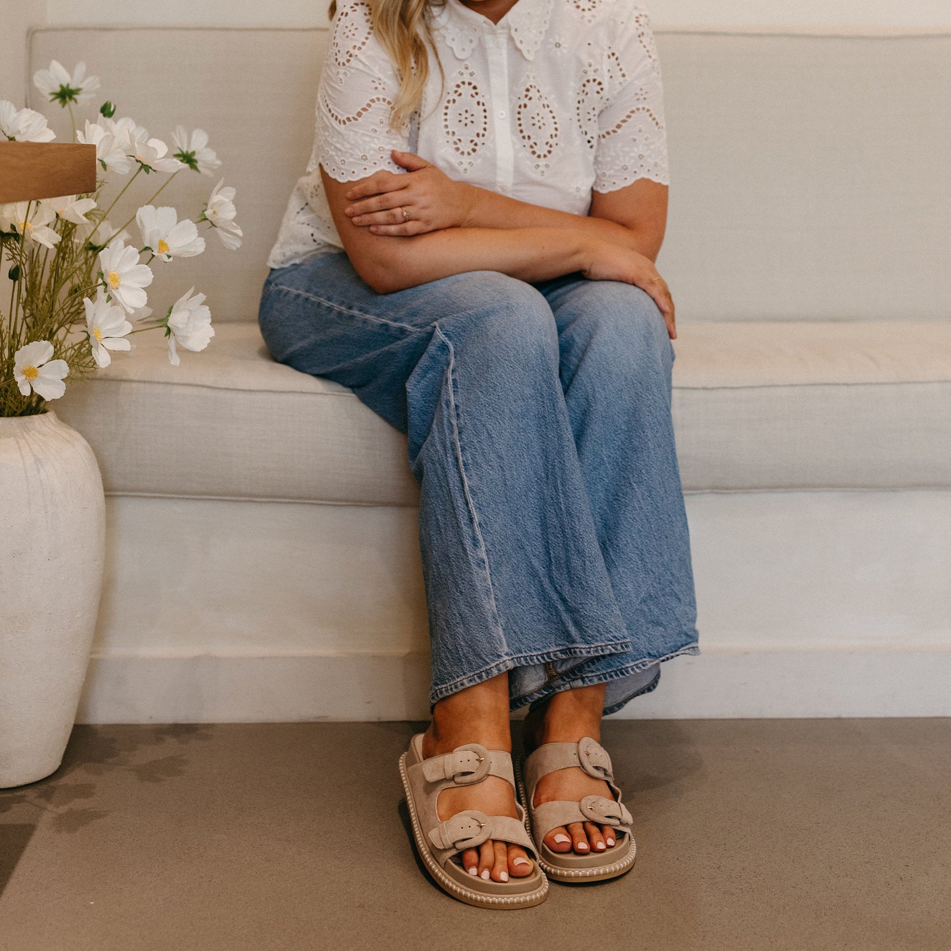 Dolce Vita SHAUNY SANDALS DK TAUPE SUEDE