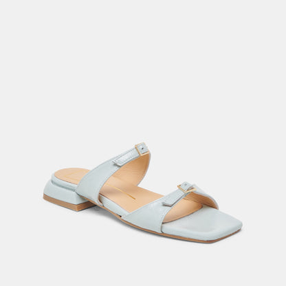 Dolce Vita LAVERN SANDALS ICE BLUE CRINKLE PATENT