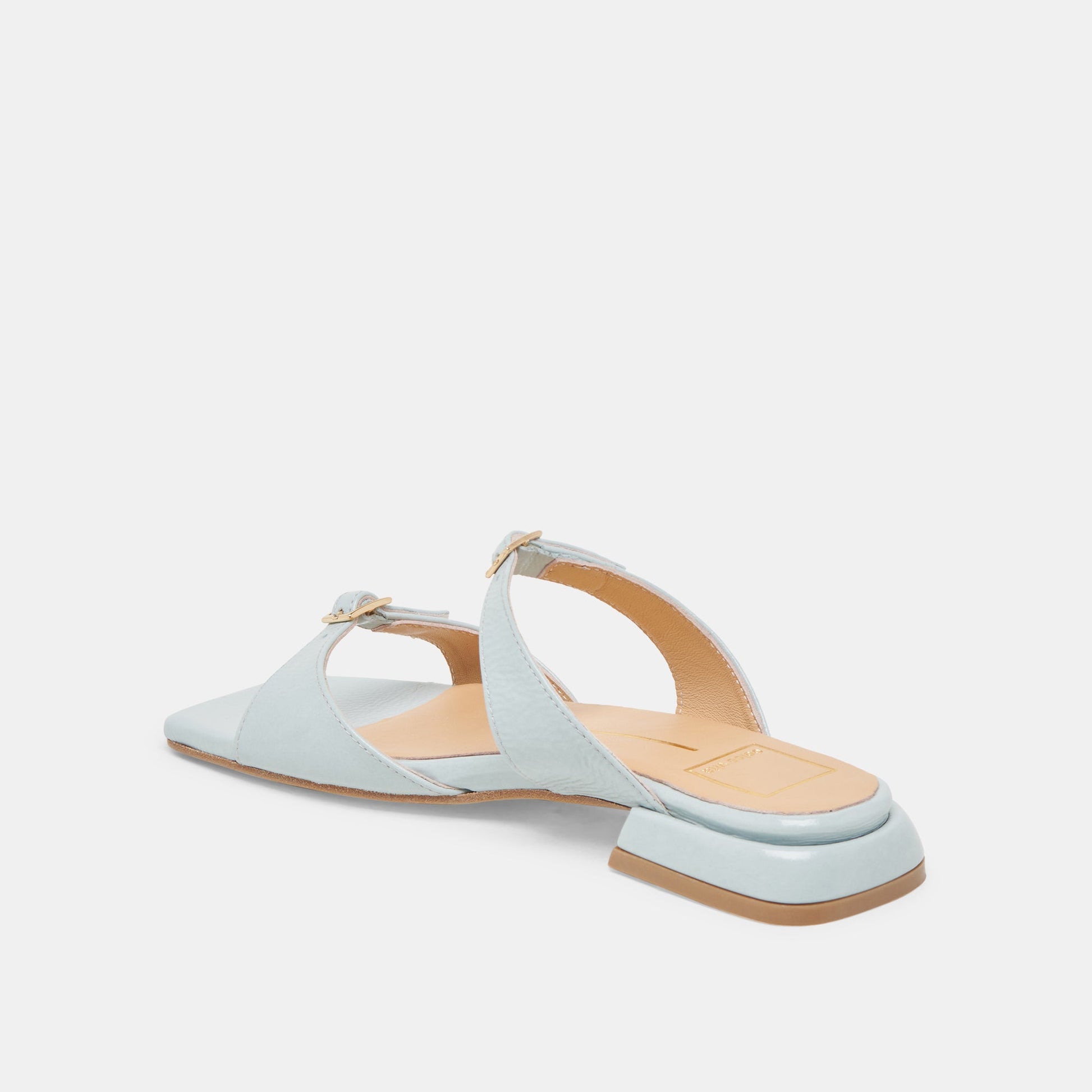 Dolce Vita LAVERN SANDALS ICE BLUE CRINKLE PATENT