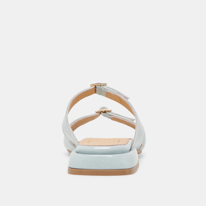 Dolce Vita LAVERN SANDALS ICE BLUE CRINKLE PATENT