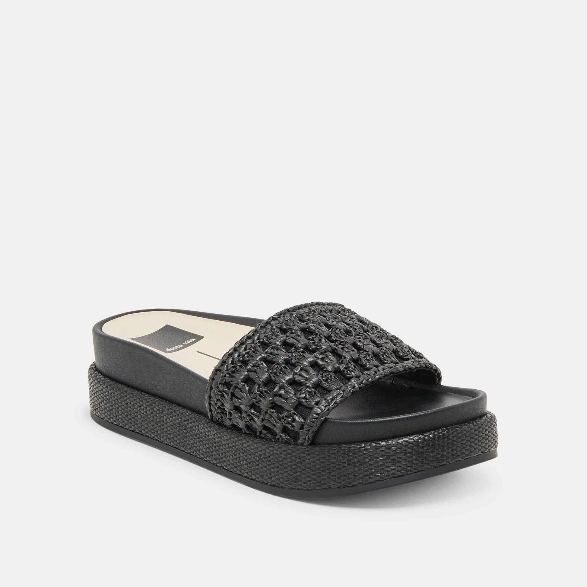 Dolce Vita SIDONA SANDALS ONYX RAFFIA