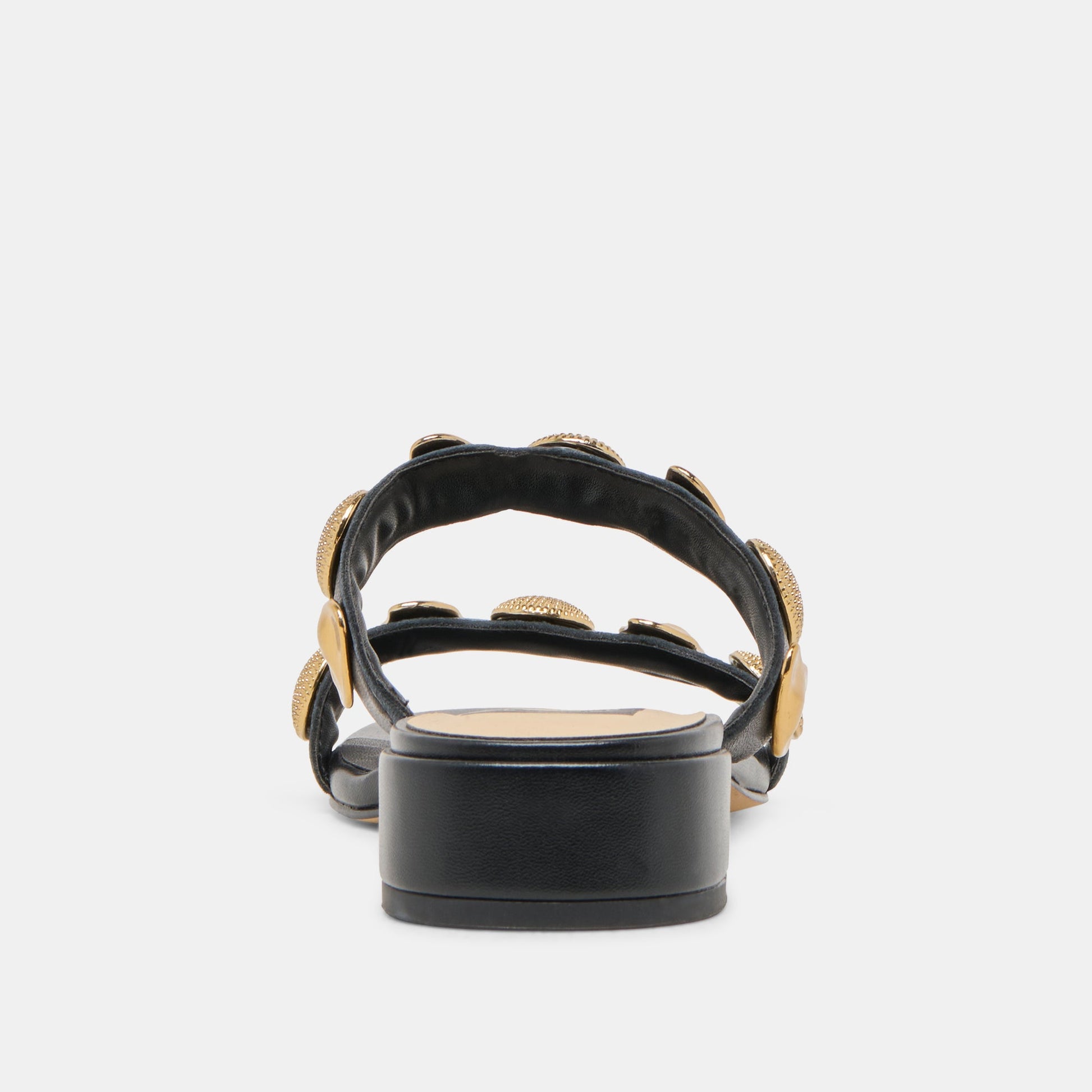 Dolce Vita Farrow Black Leather Sandals