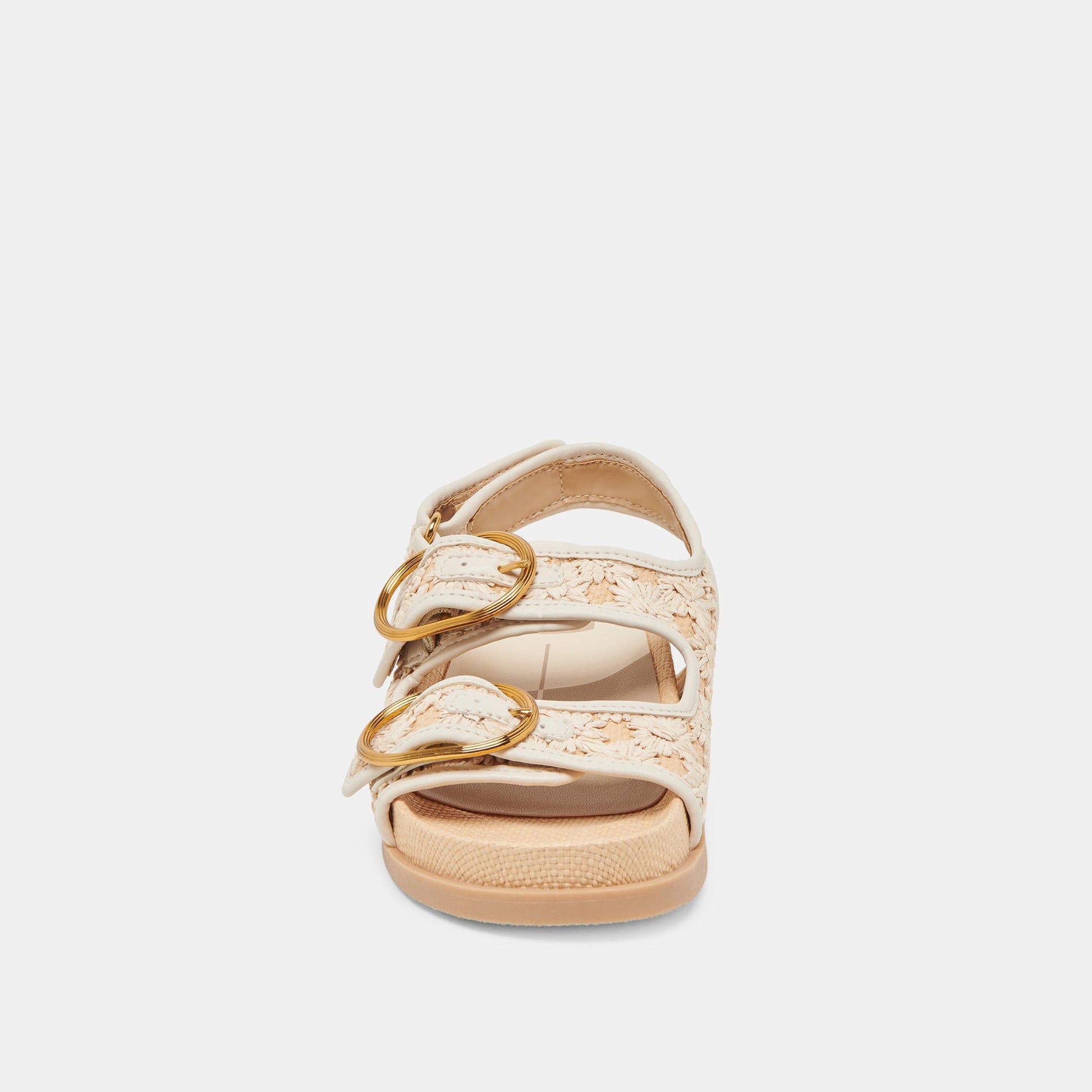 Dolce Vita STARLA SANDALS CREME FLORAL RAFFIA