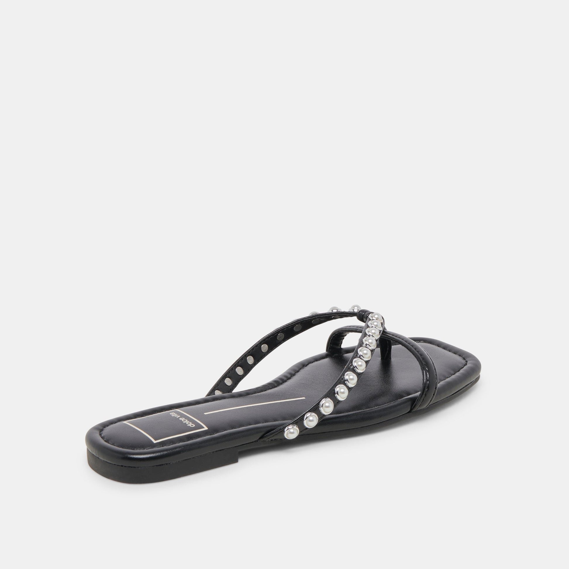 Dolce Vita LUCCA PEARL SANDALS BLACK PEARLS