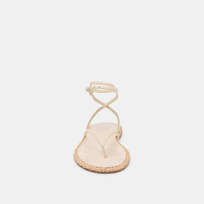 Dolce Vita COVE SANDALS OFF WHITE LEATHER