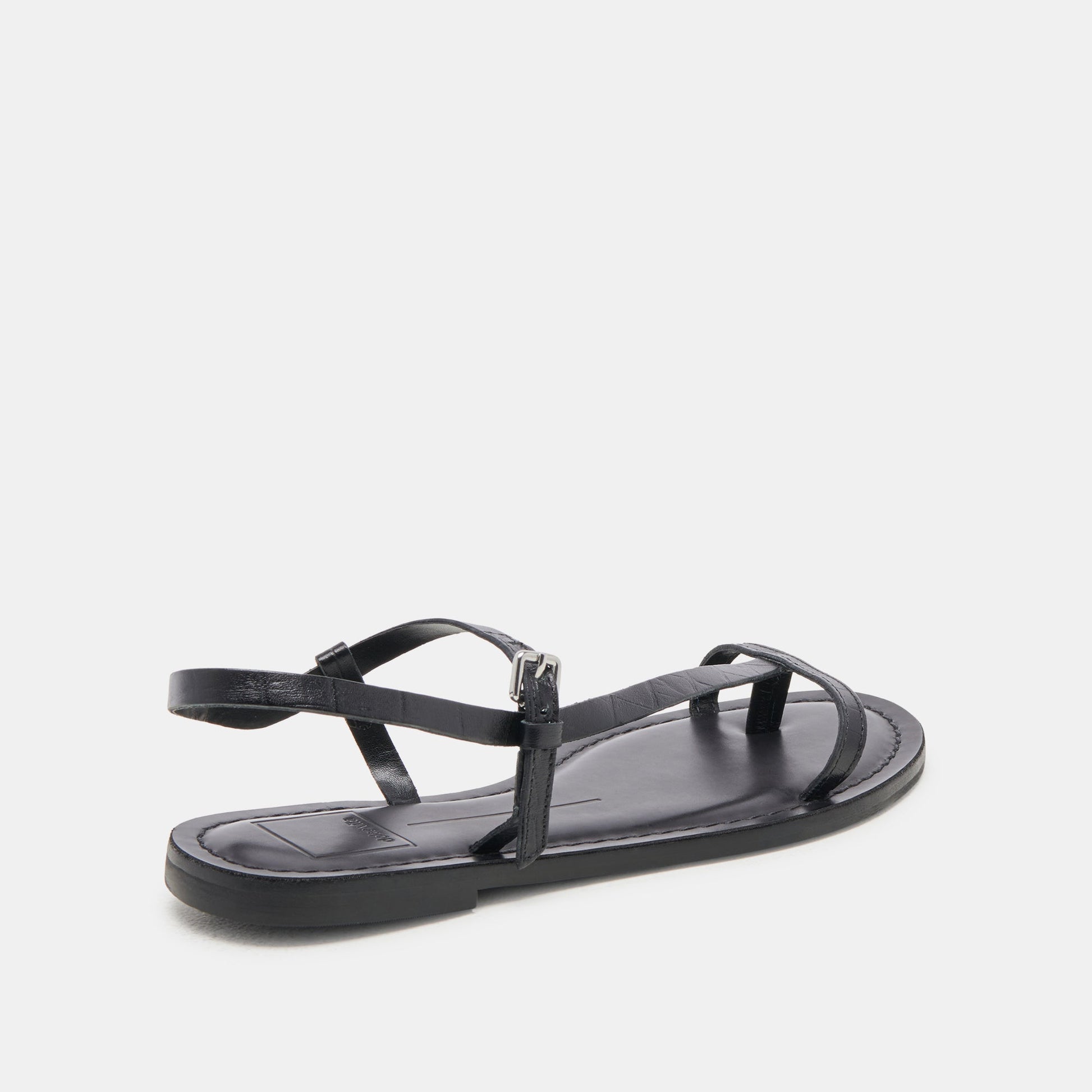 Dolce Vita WANDRE SANDALS NOIR EMBOSSED LEATHER