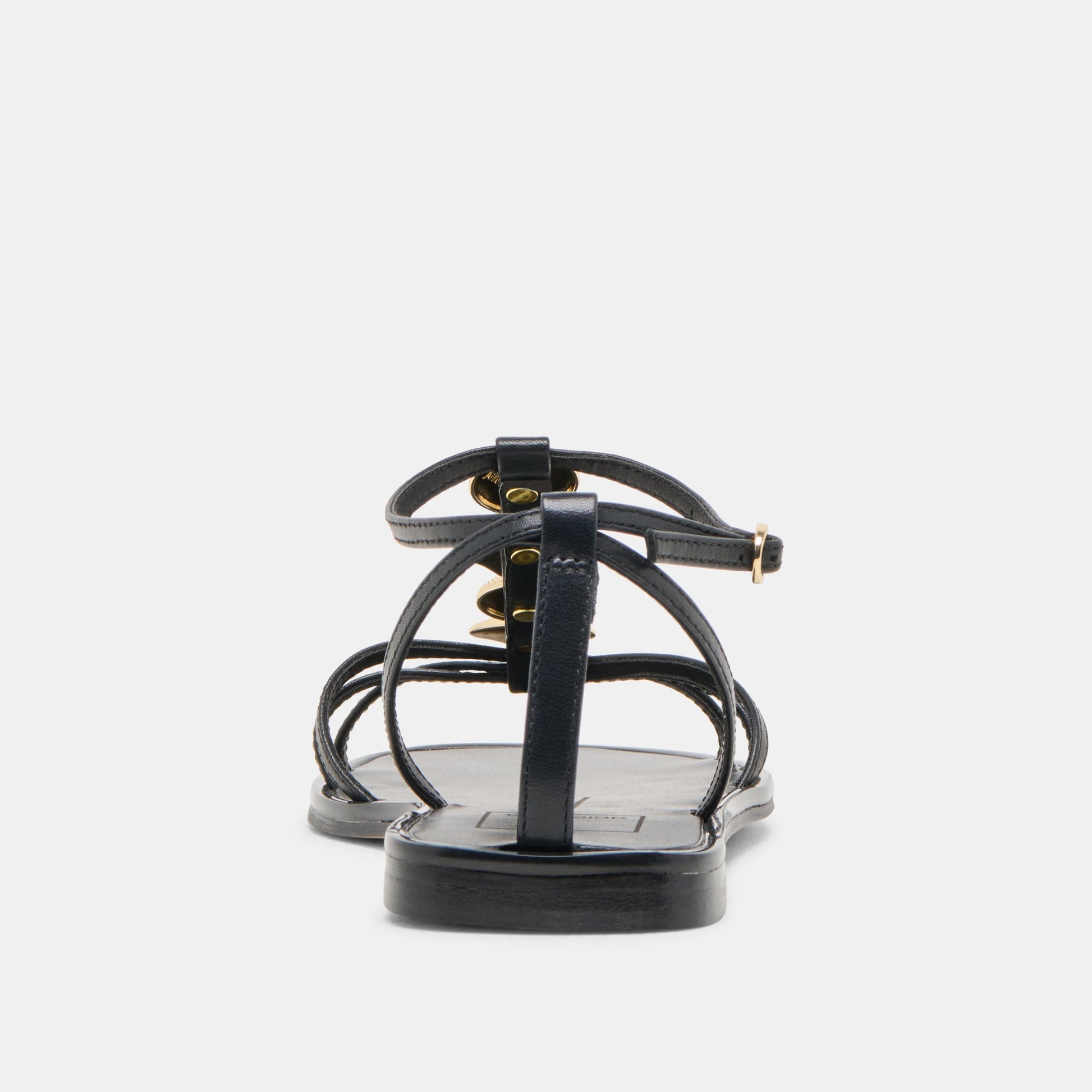 Dolce Vita Faun Black Leather Sandals