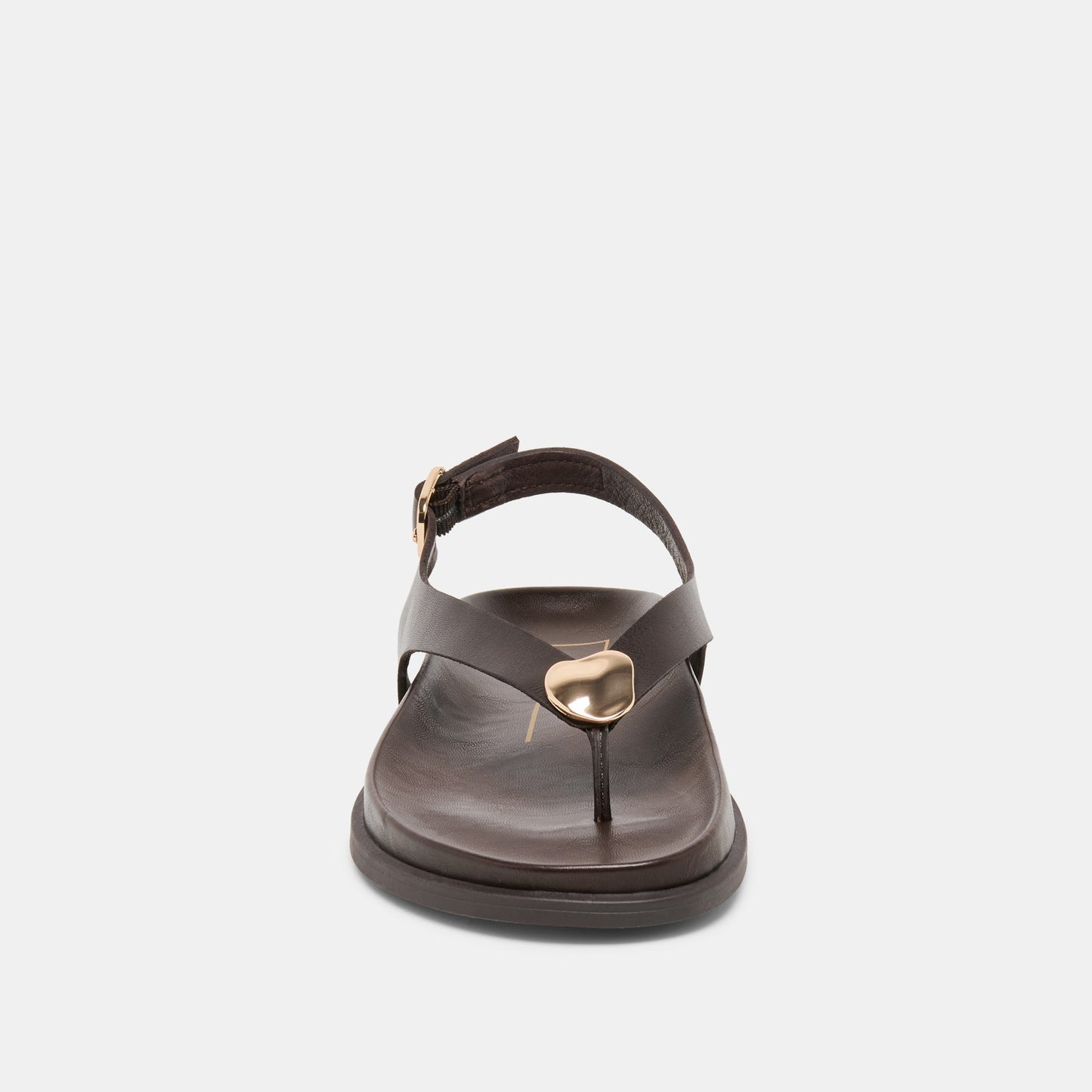 Dolce Vita Jony Dk Brown Leather Sandals