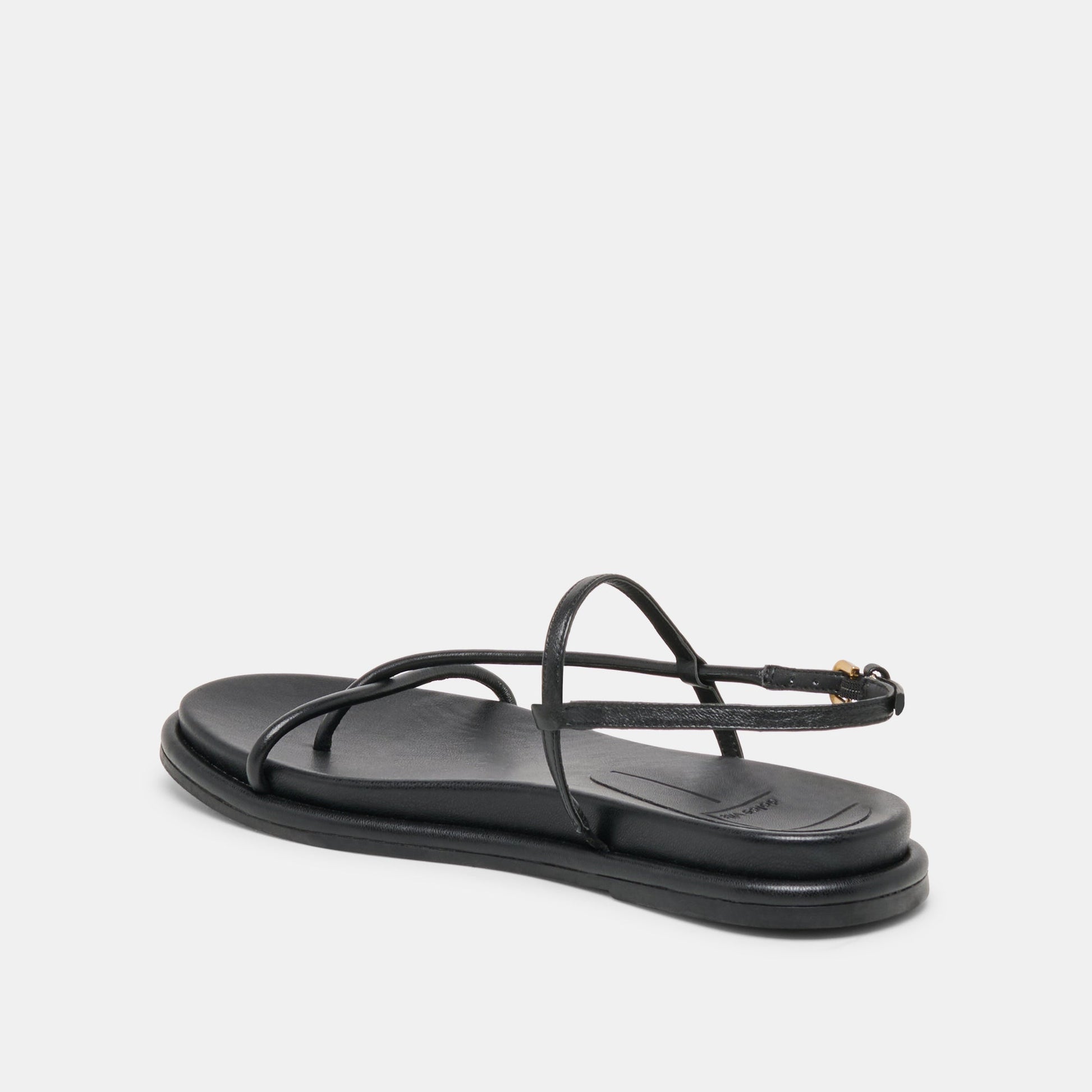 Dolce Vita Dom Black Leather Sandals