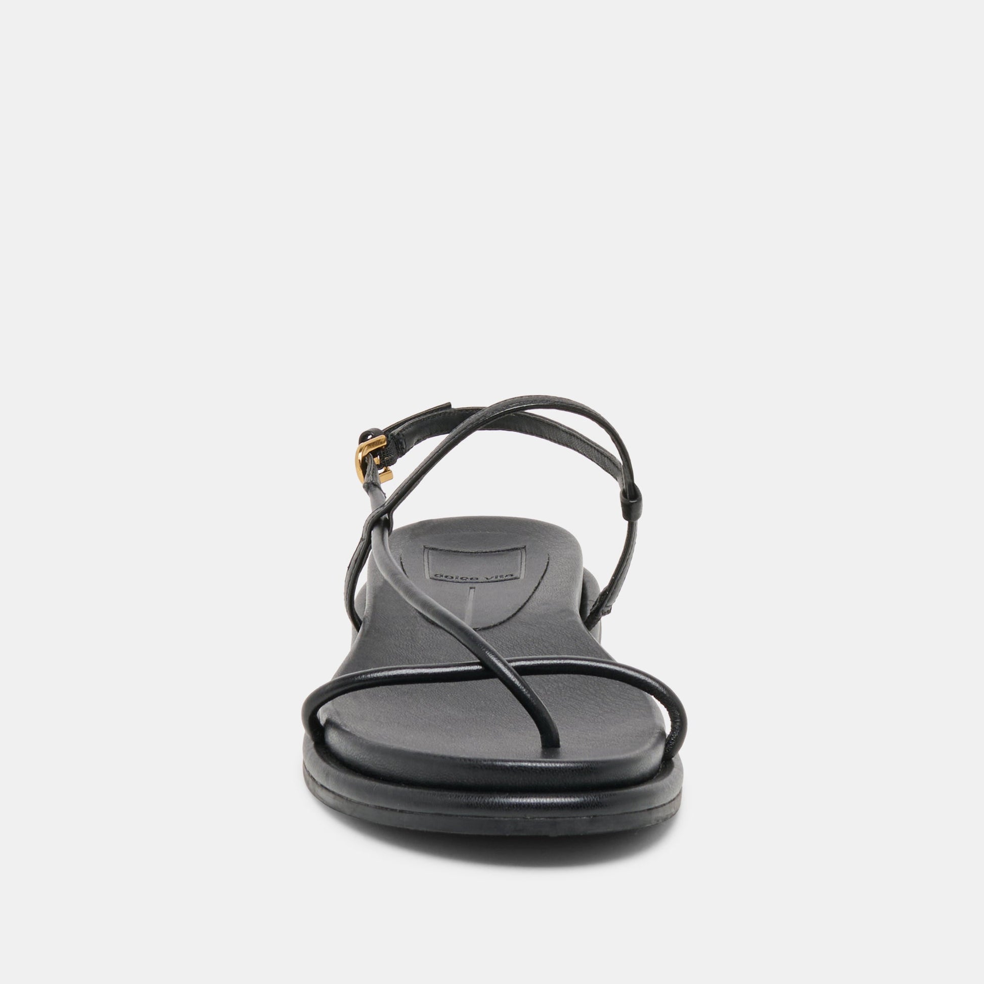 Dolce Vita Dom Black Leather Sandals