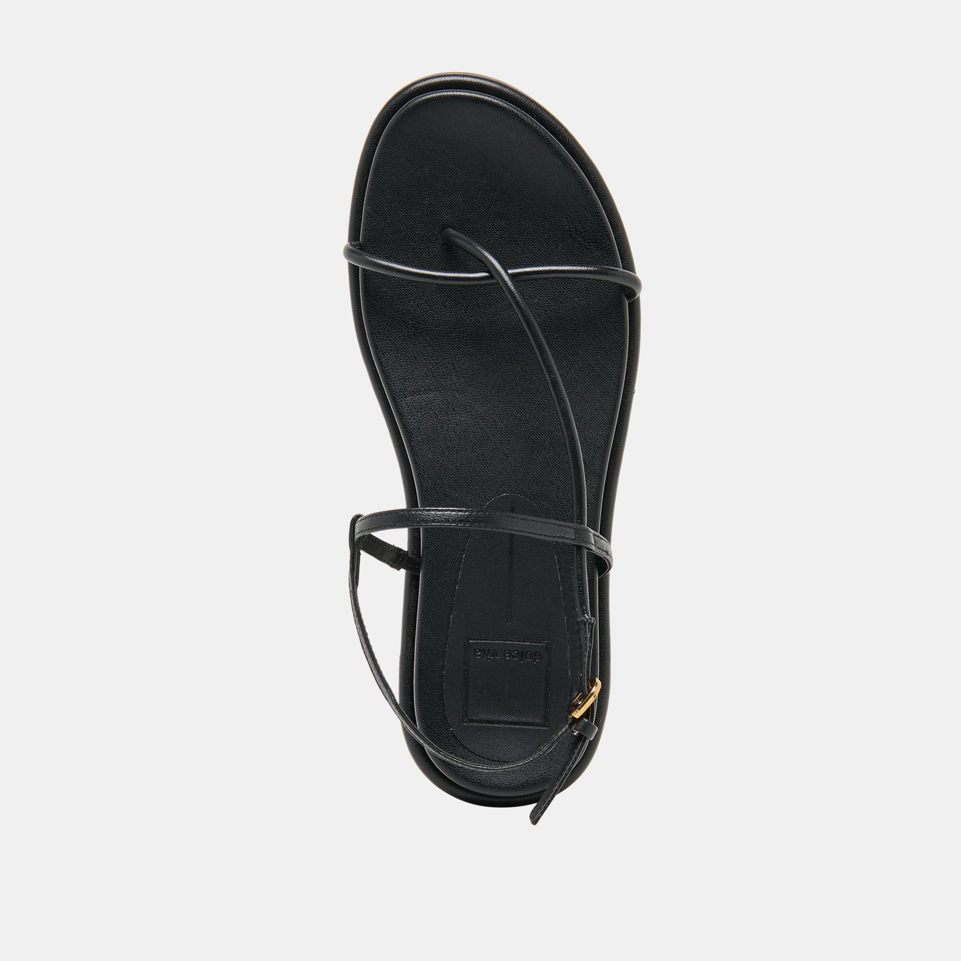 Dolce Vita Dom Black Leather Sandals