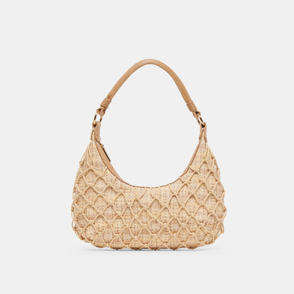 Dolce Vita POSITANO SHOULDER BAG NATURAL RAFFIA