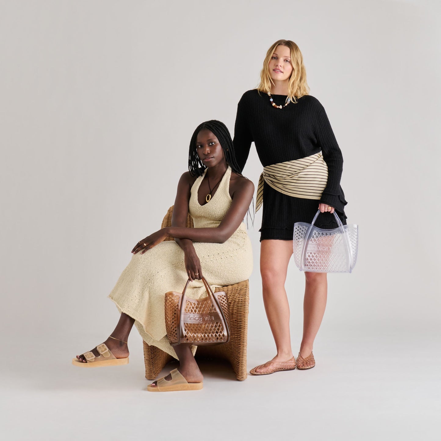 Dolce Vita Toast Clear Stella Handbag