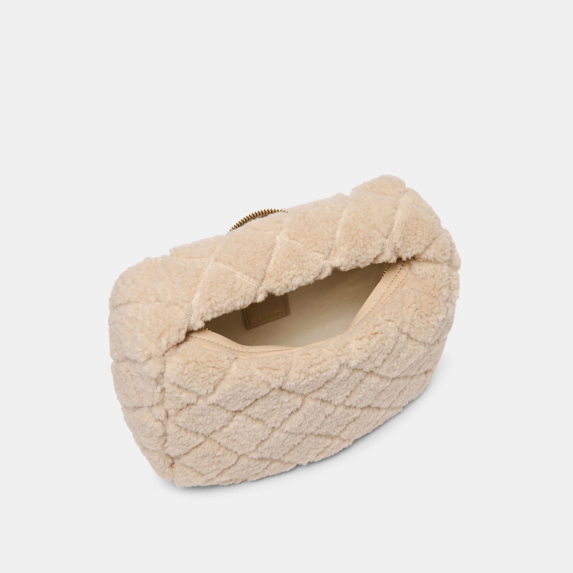 Dolce Vita Frankie Natural Plush Handbag