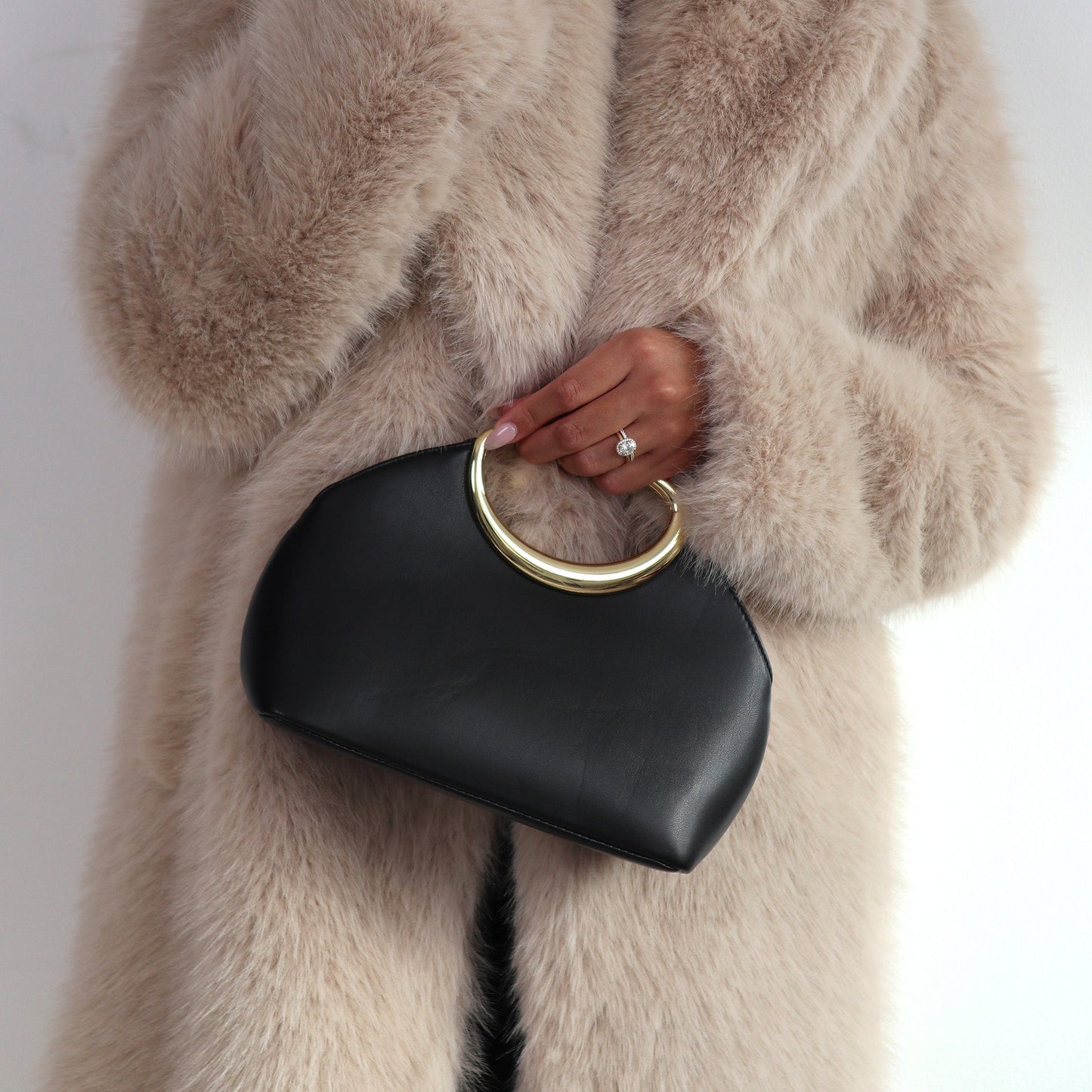 Dolce Vita Alina Black Stella Handbag