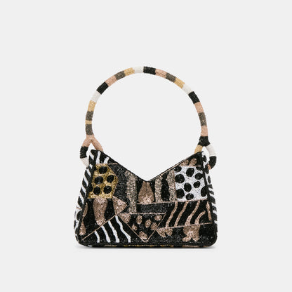 Dolce Vita Amelia Dark Multi Beaded Shoulder Bag
