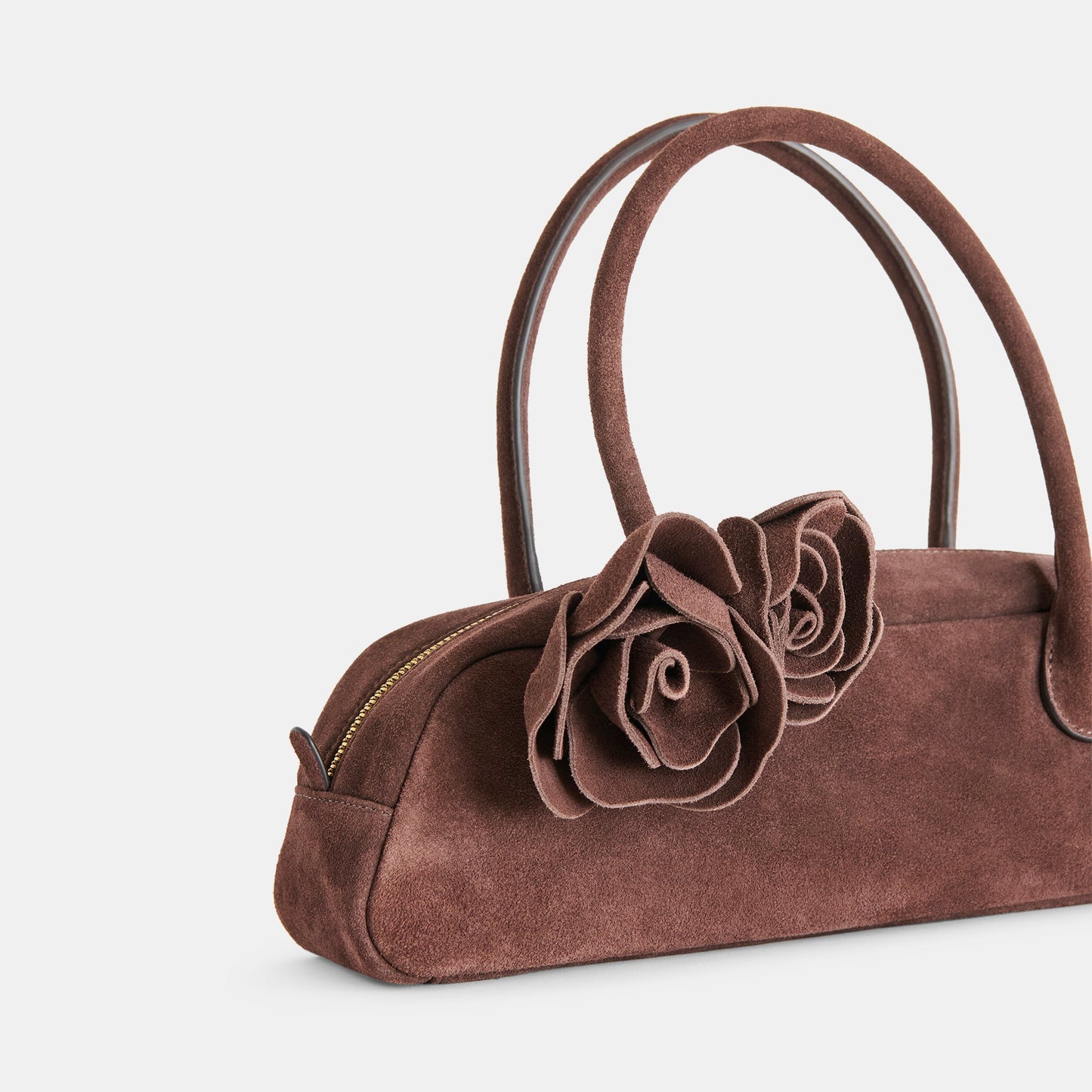 Dolce Vita Boracay Chocolate Suede Shoulder Bag