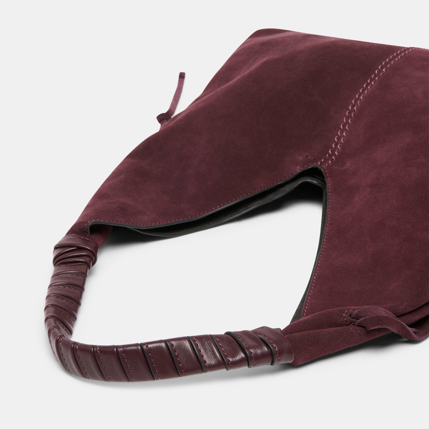 Dolce Vita Merrick Burgundy Suede Tote