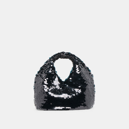 Dolce Vita Dahlia Sequin Black Sequin Handbag