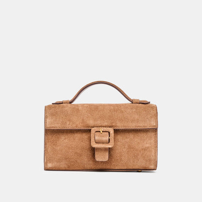 Dolce Vita Chris Camel Suede Crossbody