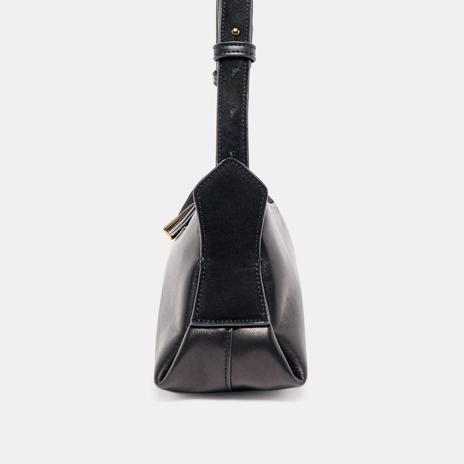 Dolce Vita Devyn Black Leather Shoulder Bag