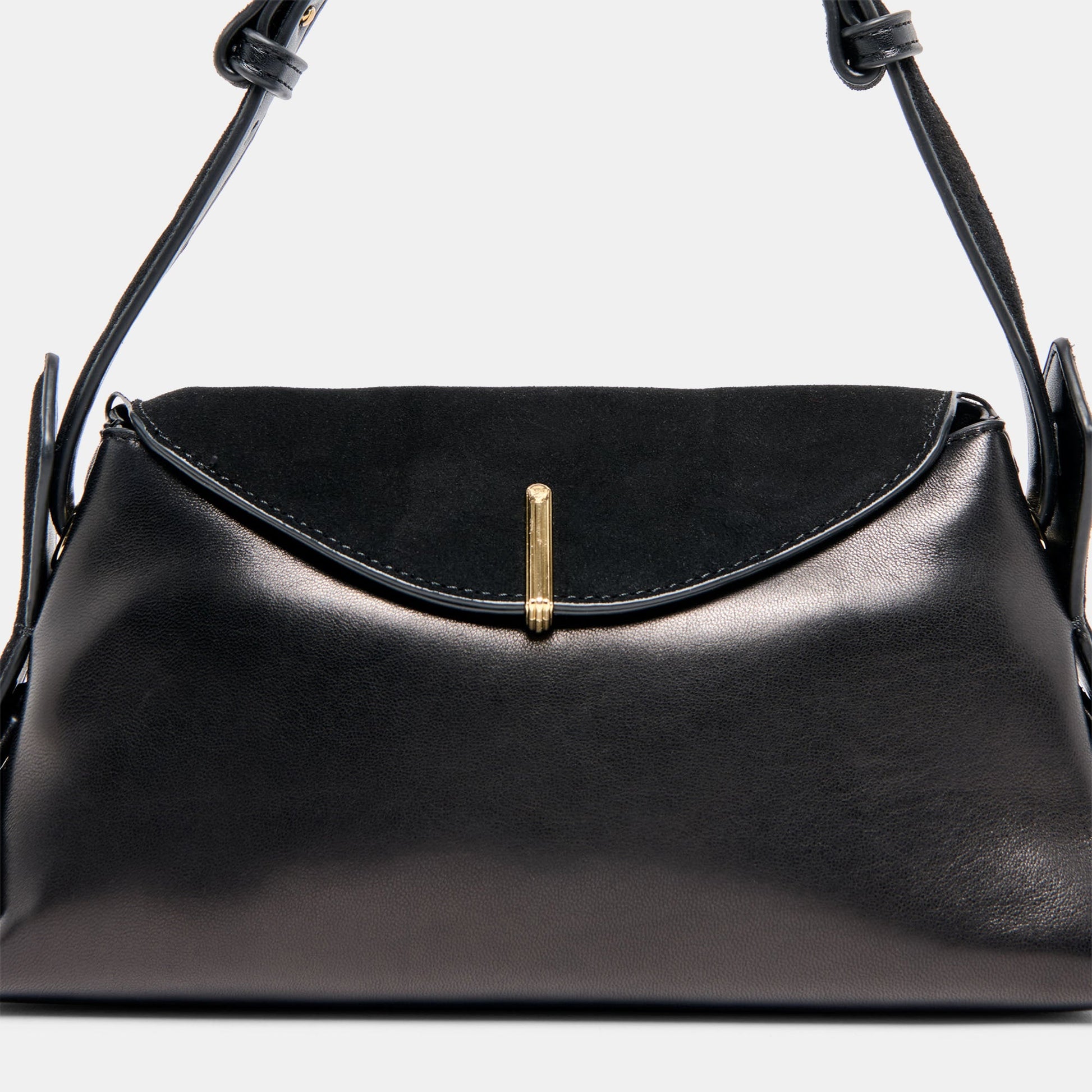 Dolce Vita Devyn Black Leather Shoulder Bag