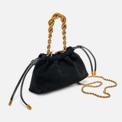 Dolce Vita Cleo Black Suede Crossbody