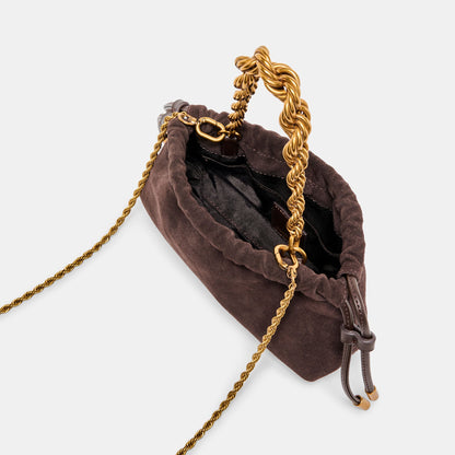 Dolce Vita Cleo Espresso Suede Crossbody