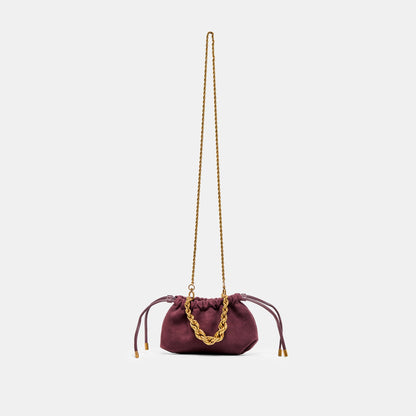 Dolce Vita Cleo Burgundy Suede Crossbody