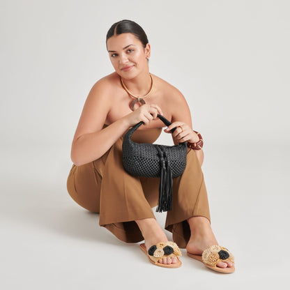 Dolce Vita Zenia Black Leather Handbag