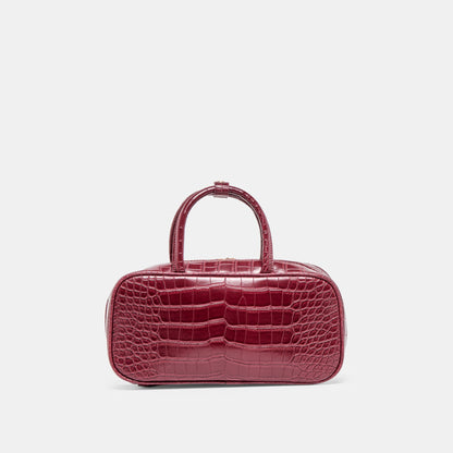 Dolce Vita Flyn Burgundy Croco Stella Handbag