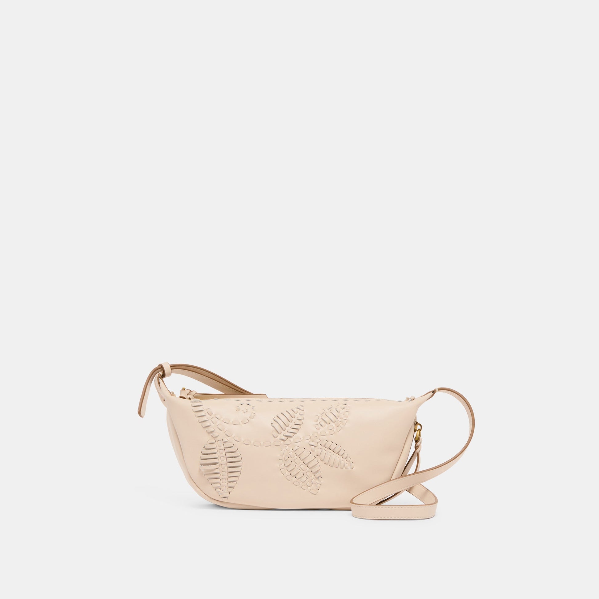 Dolce Vita Lipari Creme Leather Crossbody