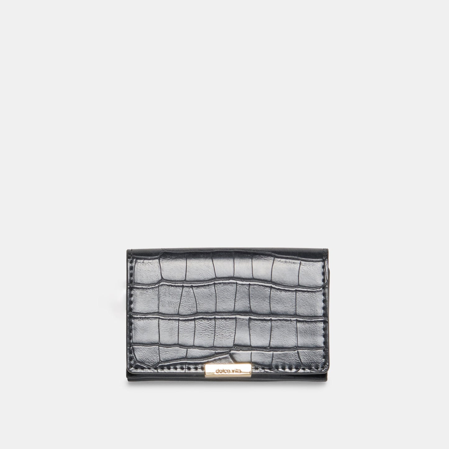 Dolce Vita Mini-Me Grey Croco Stella Wallet