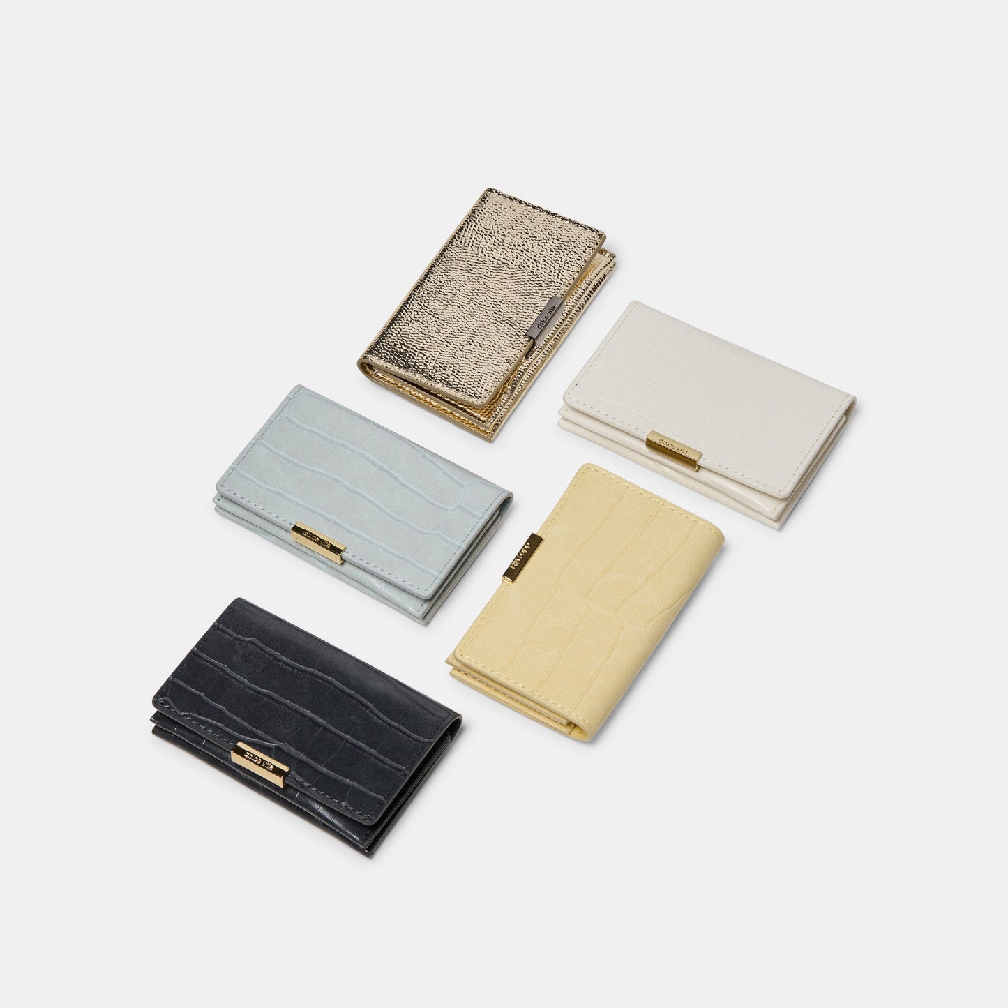 Dolce Vita Mini-Me Grey Croco Stella Wallet