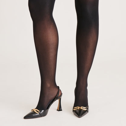 Dolce Vita 2-Pack Cherry Black Solid Tights