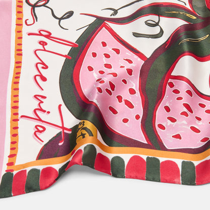 Dolce Vita Fruit Pink Multi Scarf
