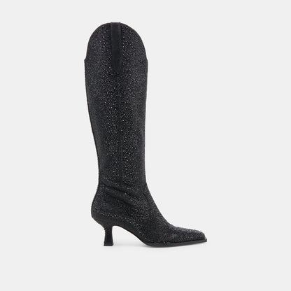 Dolce Vita ARIANA CRYSTAL BOOTS BLACK METALLIC CRYSTAL