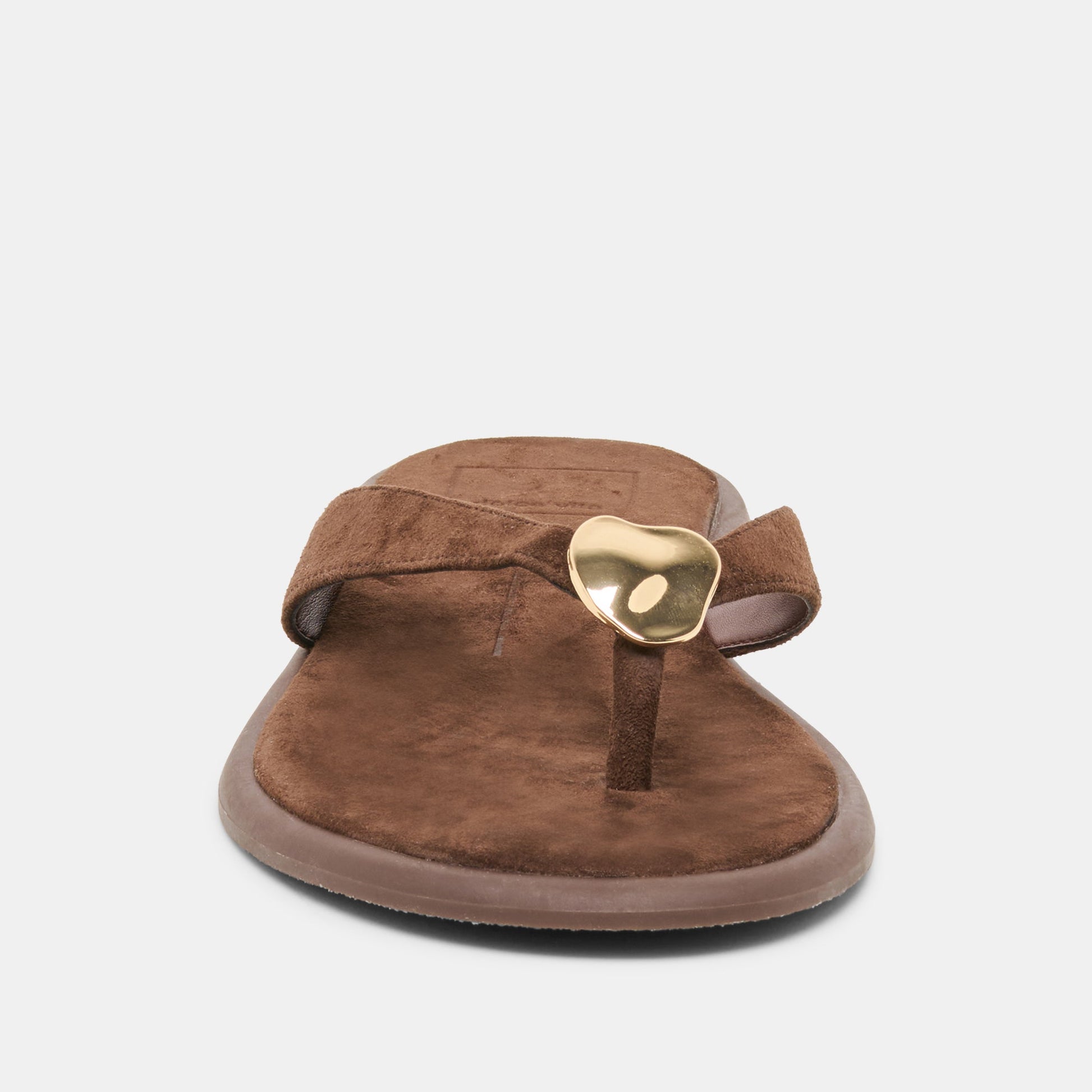 Dolce Vita Jaina Dk Brown Suede Sandals