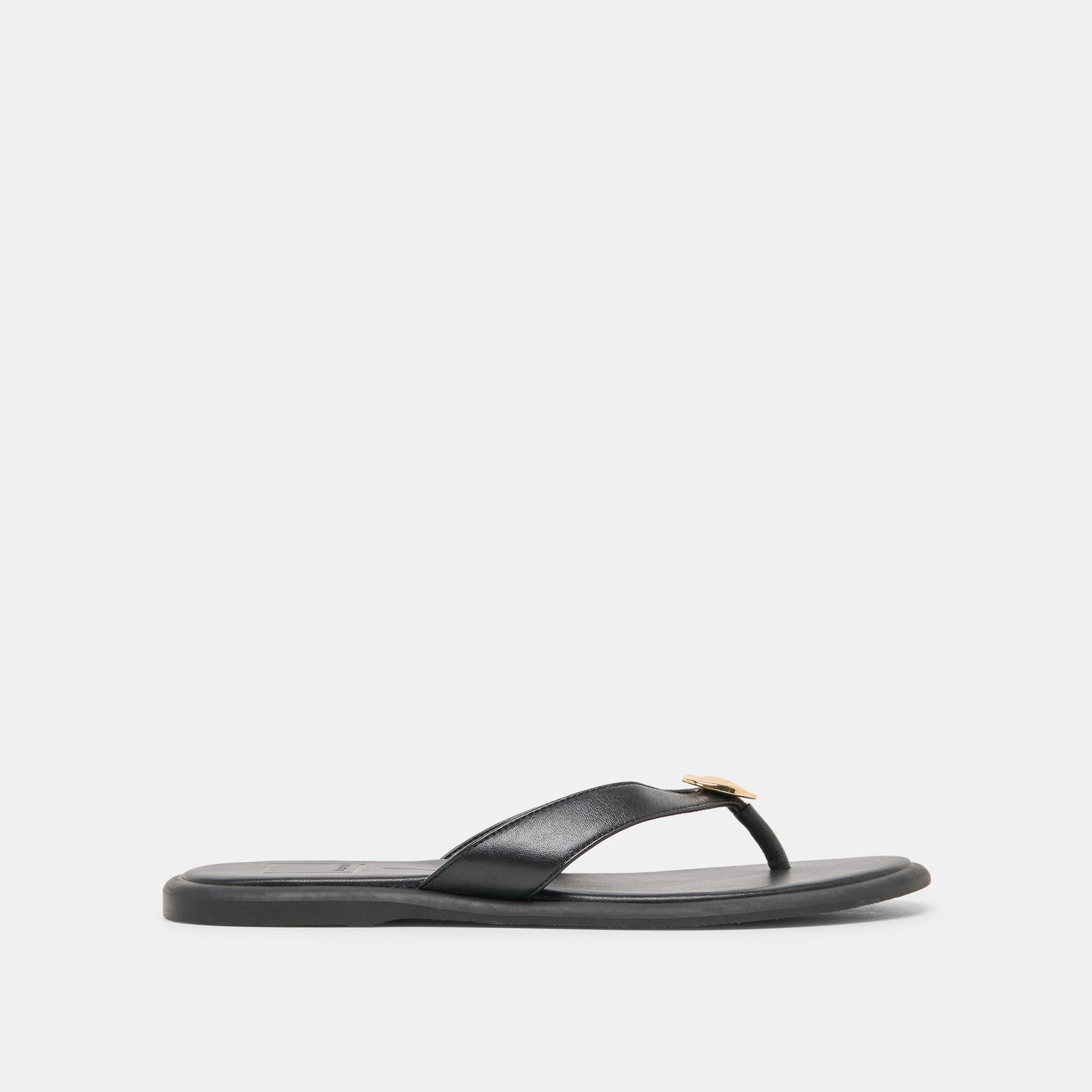 Dolce Vita Jaina Black Leather Sandals